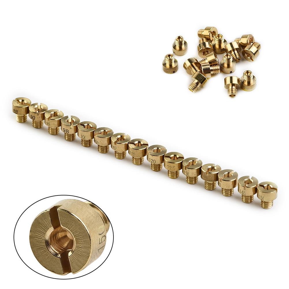 15pcs Carburetor Main Jet M5 5mm For Mikuni 604 VM22 VM24 VM26 VM30 26mm 28mm 125cc-250cc Engine Motorcycle Dirt Bike