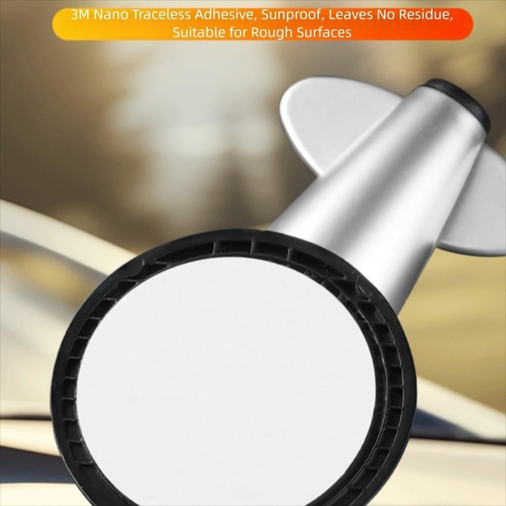 360° Rotary Car Solar Airplane Ornaments Mini Solar Powered Aircraft Ornaments  Dashboard Ornament