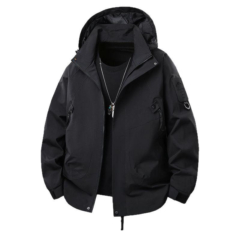 Men's Trendy Hooded Multi-Functional Spring/Autumn Jacket - Outdoor Casual Mountaineering Workwear