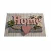 Modern Welcome Home Front Door, Velvet Entryway Doormat, Absorbent Easy Clean Indoor, 40 60