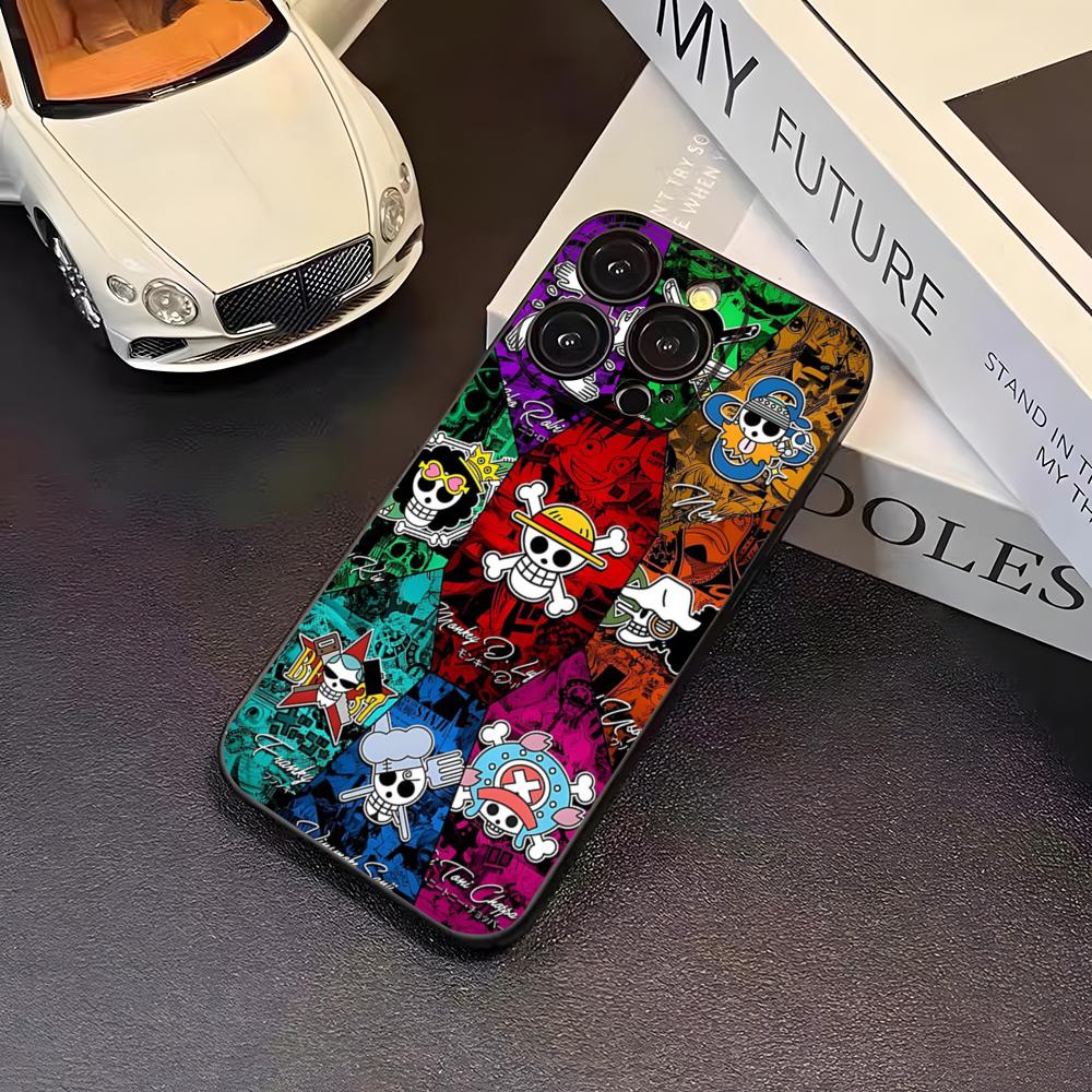 Anime Ones Pieces Phone Case For 16 Pro Max Iphone 17 Pro Max 14 15 Plus 12 13 11 Pro Xr X Xs SE Back Cover