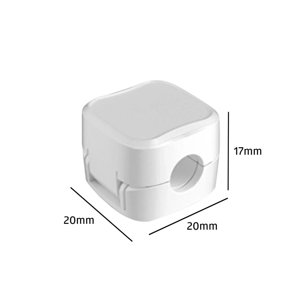 6/12/24PCS Magnetic Cable Organiser Clips Cable Management Wire Manager Cord Holder Charging Cable Winder Wall Mounted Hook