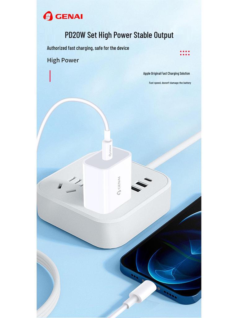 PD 20W Fast Charger, 3C Certified, Single Port for iPhone 14/13/11