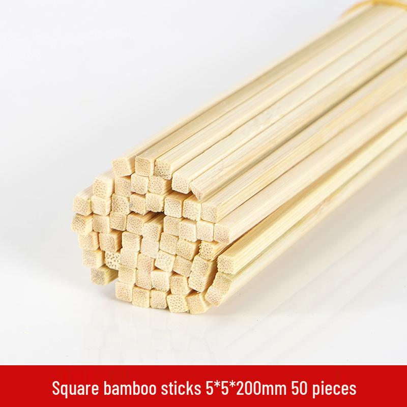 Bamboo and Wooden Craft Sticks: DIY Model Strips and Slices