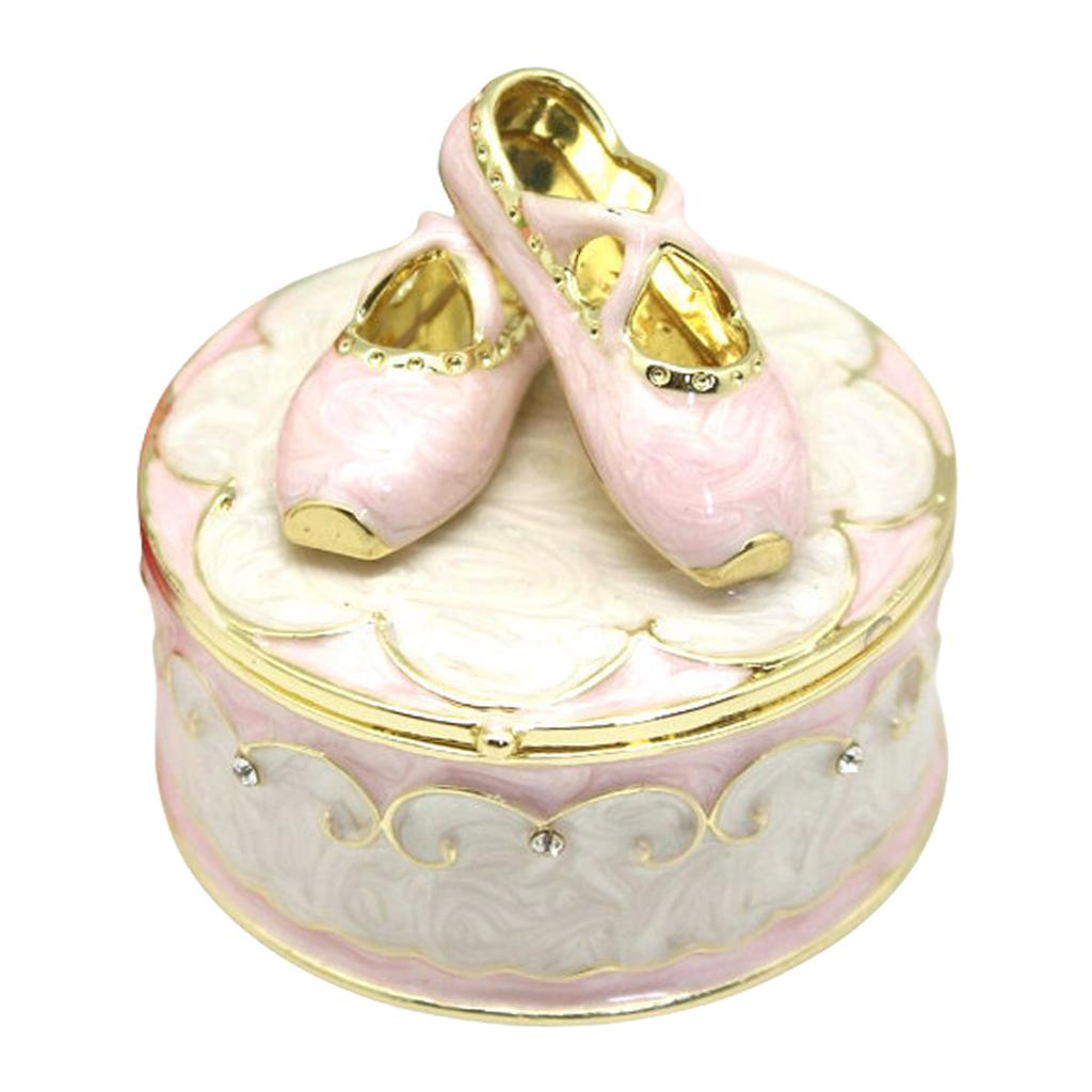 Stylish Ballerina Shoe Jewelry Holder Multifunctional Ballet Slipper Trinket Box Delicate Jewelry Protection Container