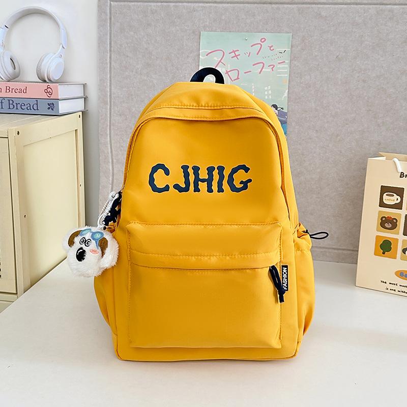 Junior High School Girls Japanese Ins Casual Large Capacity Backpack Female College Students Versatile School Bag Travel Lightweight Backpack