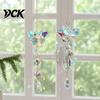 Glamorous Crystals for Indoor Decor Butterfly & Dragonfly Crystal Suncatcher, Colorful Rainbow Maker Prism Hanging Sparkling Window Suncatcher
