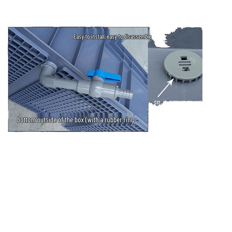 Turtle Tank with Bottom Drain, Sand Pit, Climbing Ladder & Sun Deck