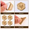 10pcs Vintage Style Wax Stamp Stickers Self-Adhesive Envelope Seal Stickers  Birthday Party