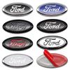Nowa Naklejka Samochodowa 2026 1 szt. 17,5 cm Emblemat Przód Tył Samochodu Odznaka Bagażnik Maska Naklejka Dekoracyjna Do Ford Edge Escape Fiesta Transit Ranger