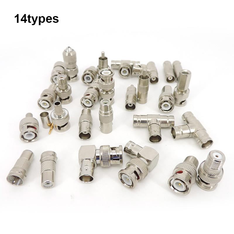 

5 шт. BNC «мама» на RCA F 2way BNC «мама» конвертер jack angel BNC RF RG59 Q9 коаксіальний відеокабель роз’єм розгалужувач no.4