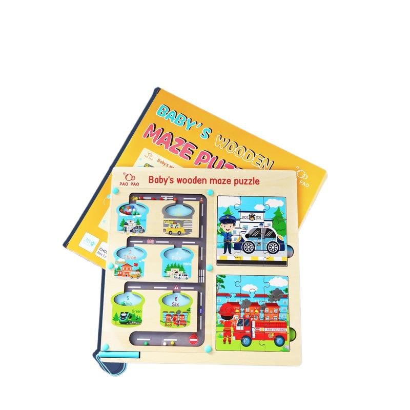 

Children Magnetic Maze Board Puzzles Montessori Toys Sensory Number Cognition Sorting Games Fine Motor Training Education Toys