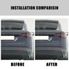 ABS 3D Space X Logo Badge Sticker For Tesla Model Y S 3 Model X Car Badge Fender Side Decal Emblem Trunk Auto Styling Accessorie