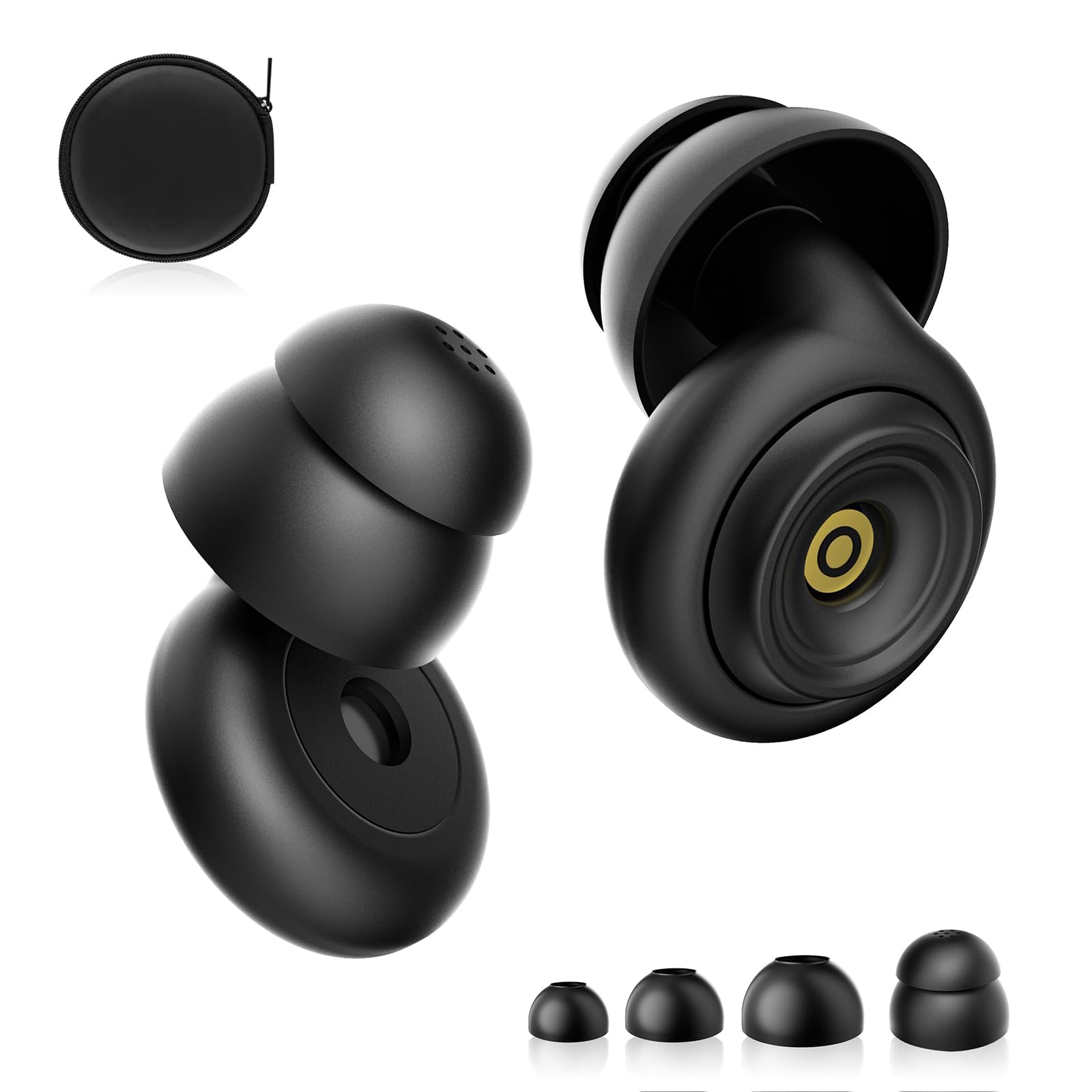 

SFCOEABR Sleep Supervised by Sleep Complete Sound Snoring and Reusable for Noise Digital Full Sound Flexible Hearing Reduces Everyday Noise While чёрный