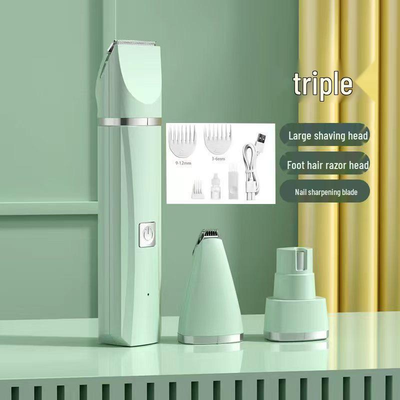 Quiet Rechargeable Pet Shaver & Paw Trimmer for Cats