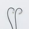 Black Monocrystalline Coppered Silver Plated Auditory Cable Noise Less Anti Interferences for Earphones Headphones