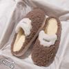 New autumn and winter cotton slippers women's home household couple indoor and outdoor warm thick-bottomed fluffy slippers men