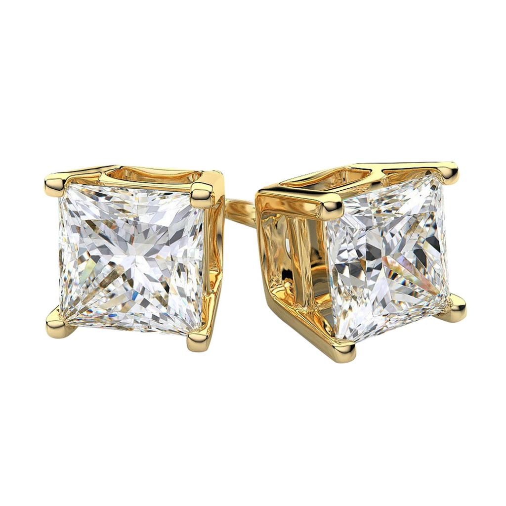Zircon Earrings With Four Claws Earrings