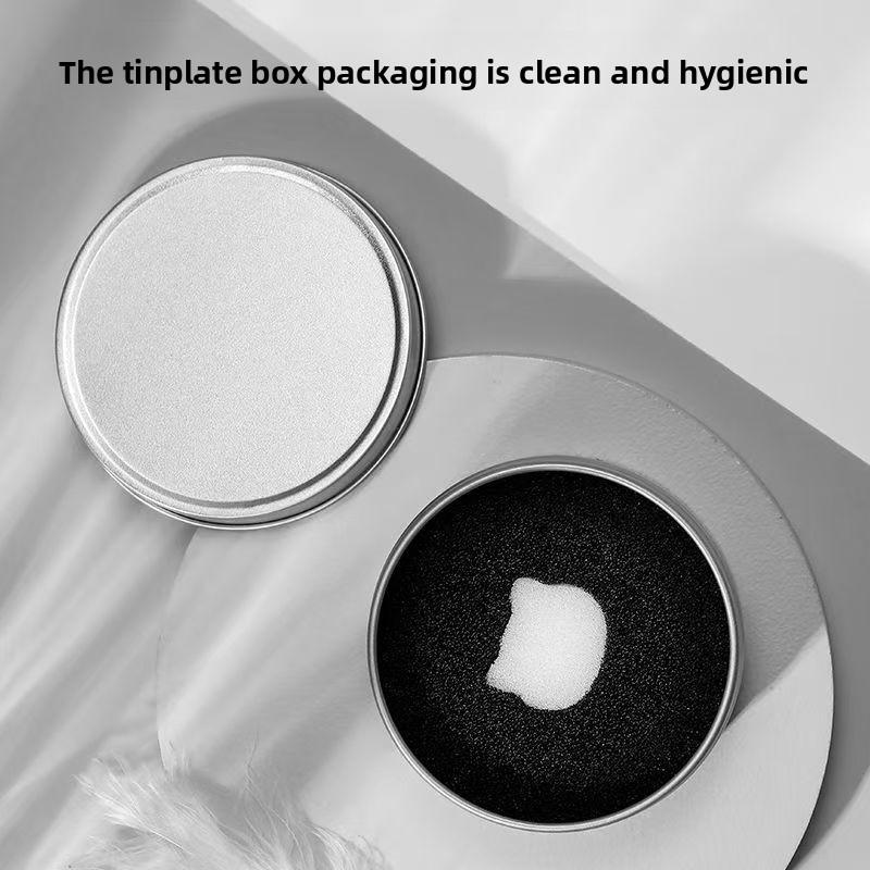 Portable Makeup Brush Cleaning Box Dry Cleaning Sponge Brush Box Blush Brush Free Cleaning Tool