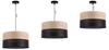 Single Hanging Lamp Classic Oak Veneer Lampshade 40Cm