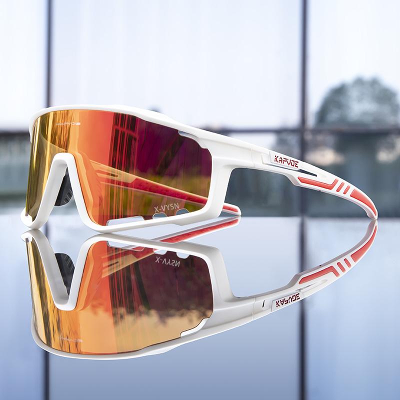 

KAPVOE UV400 Cycling Glasses Men MTB Cycling Sunglasses Outdoor Sports Running Eyewear Women Road Bike Glasses 1lens