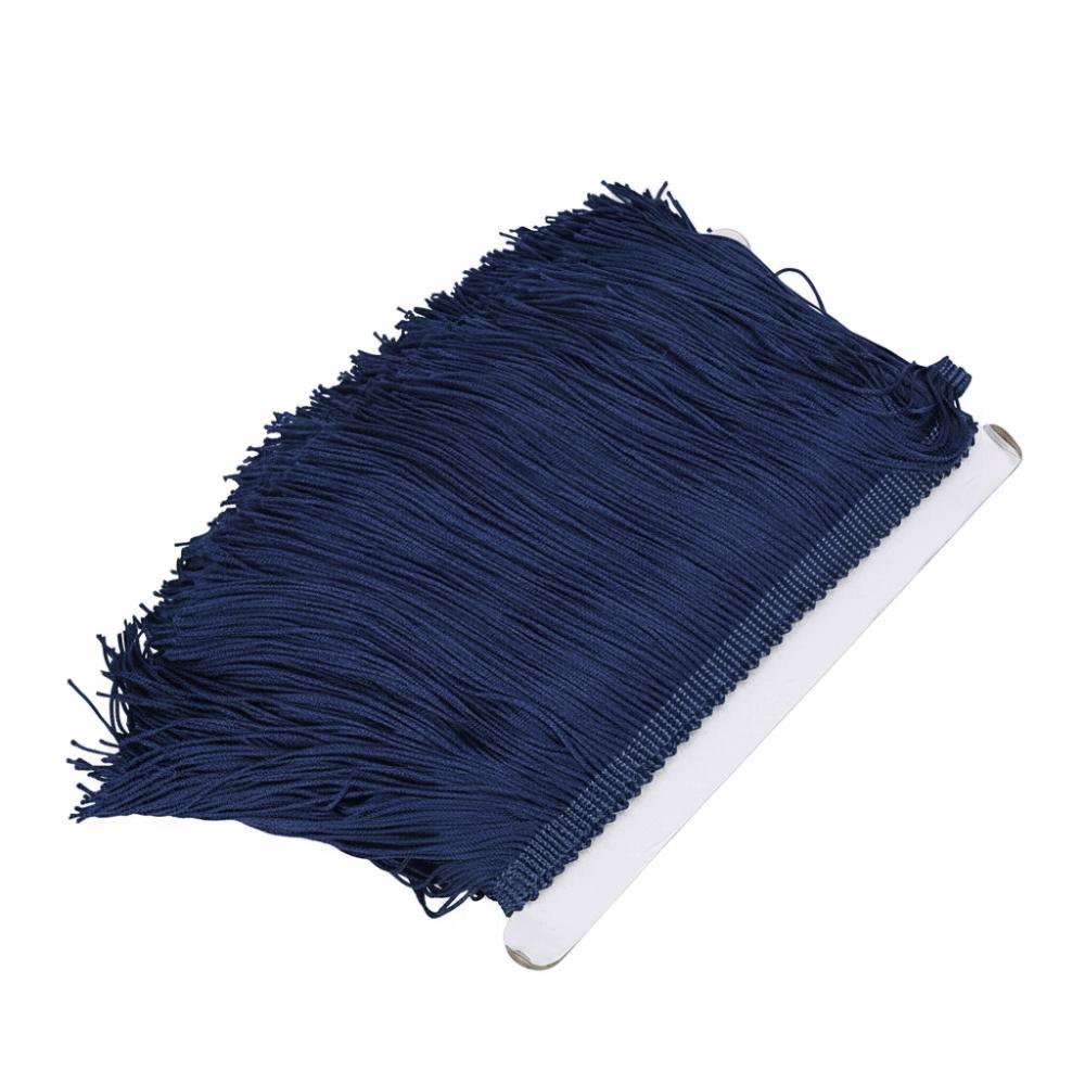 1pcs Polyester Material Polyester Lace Trim 10 Yards Long Stage Clothing  Sewing Supplies темно-синий