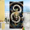 Dragon Beach Towel Quick-Dry Soft Microfiber Comfortable Lightweight