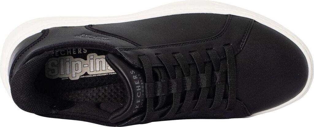 Skechers Court Break - кроссовки с двойной вентиляцией черного цвета