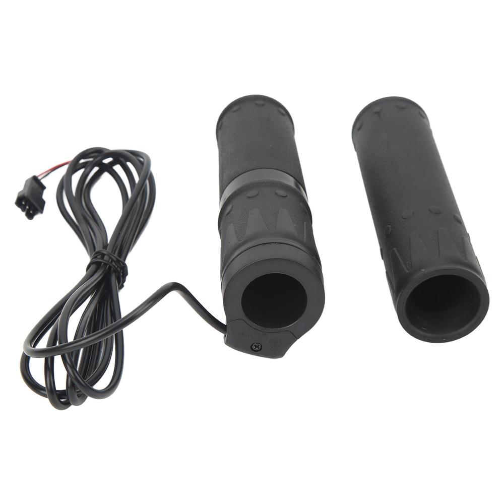 1 par 12-72V Elcykel Gasreglage Handtag Ebike Vridgas E Cykel Ombyggnad