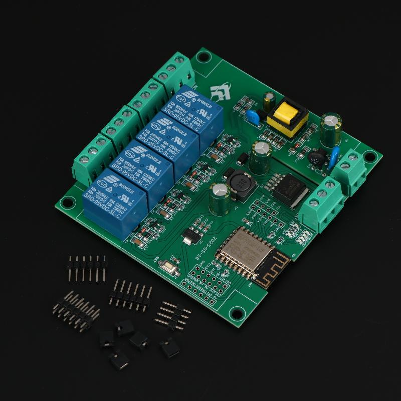 Esp8266 4-Kanal Drahtloses Wifi Relaismodul Ac-Dc Schaltnetzteilmodul Esp-12F Wifi Entwicklungsboard Für Arduino