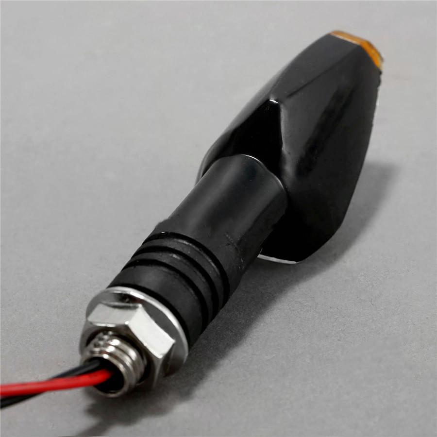 4pcs Universal Motorcycle Led Turn Singal Lights Lamp Motorbike Turn Light Indicators Flashers Blinker Amber Light Bulb