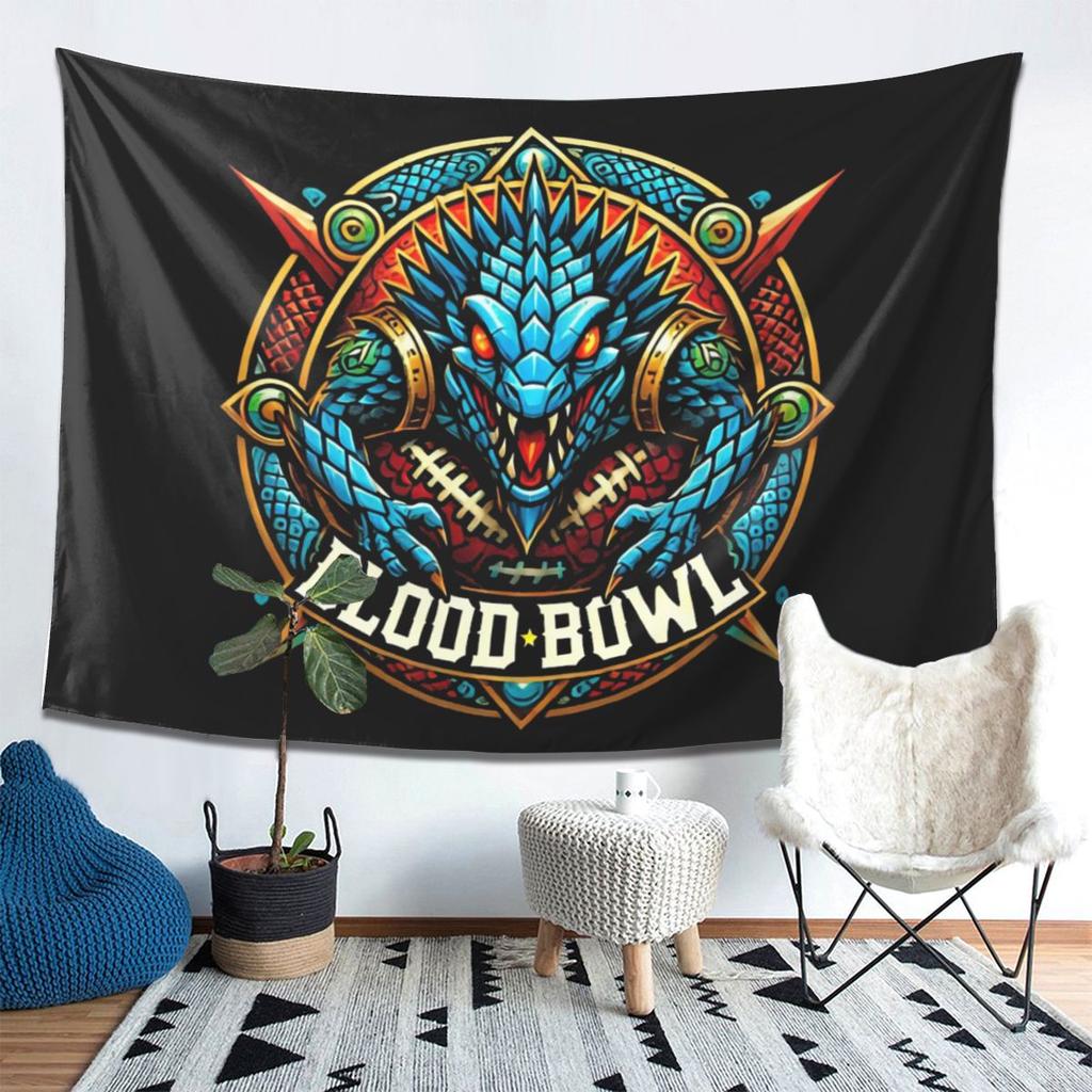 Lagrt Blood Bowl Tapestry Wall Hanging Aesthetic Home Decoration Tapestries for Living Room Bedroom