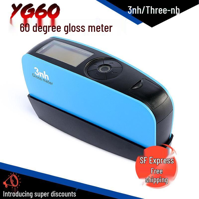 3nh YG60 Gloss Meter for Measuring Gloss on Furniture, Home Decor, Marble, and Tile Surfaces.