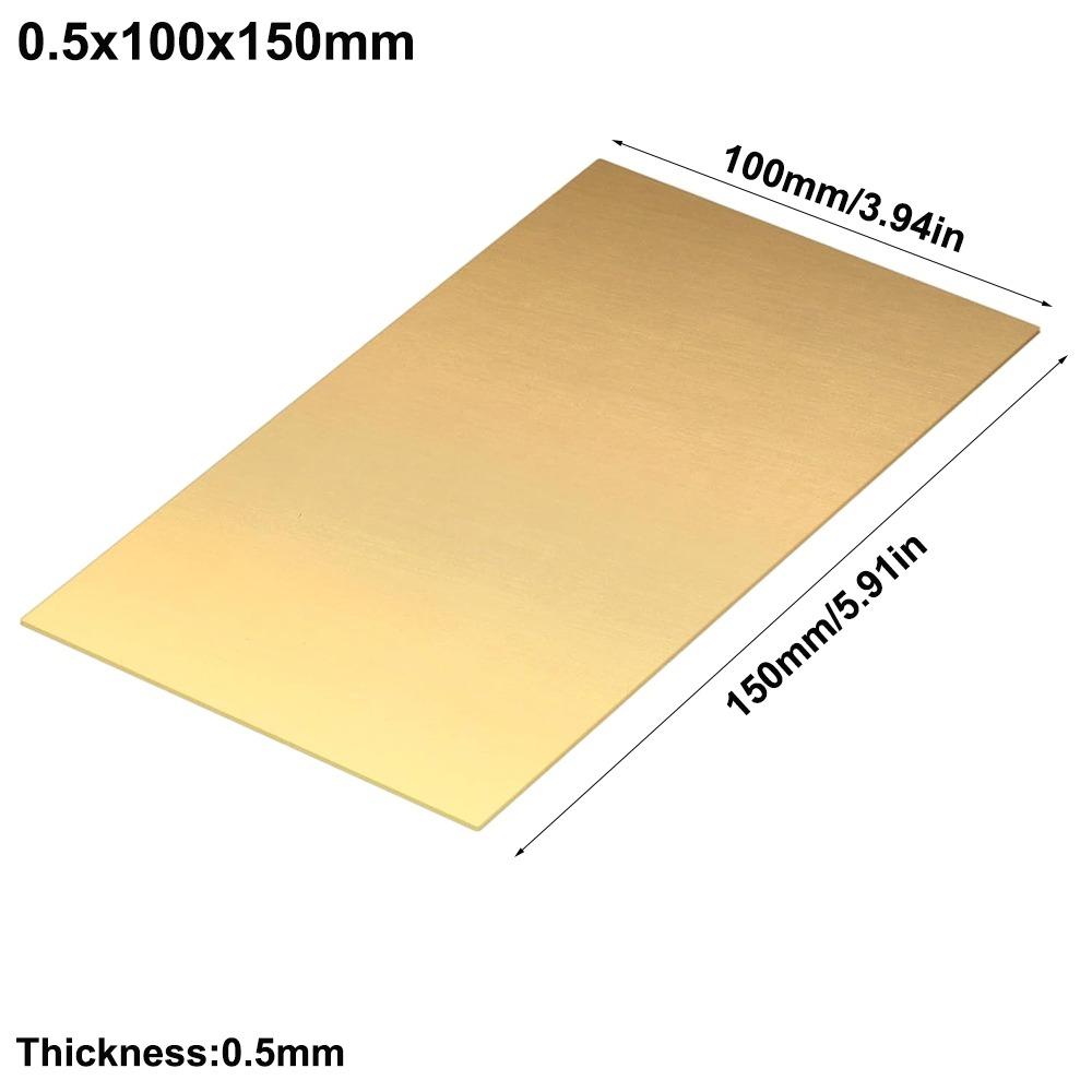 0.5mm 0.8mm 1mm Brass Plate Sheet Copper Cutting CNC Frame New Contruction Brass Pad