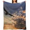 High Soaring Bald Eagle Throw Blanket Luxury Designer Polar Sofa Quilt Christmas Decoration Blankets