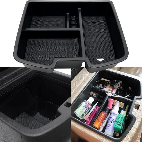 JOJOMARK Center Console Organizer Tray Compatible with 2007-2014 GMC Sierra Chevy Silverado Tahoe Yukon Suburban - Accessories Replaces 19166288