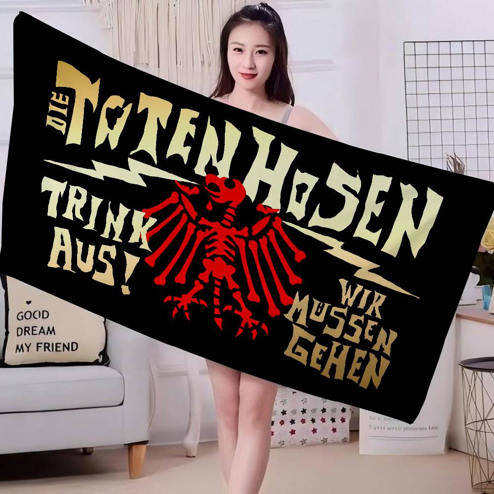 Punk Rock Band D-Die Toten Hosen Microfiber Beach Towel Absorbent Quick dry Soft Yoga Swimming Resort Mountain Climbing Towel