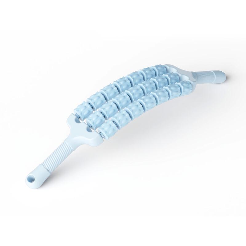 TLXT Children s Three-Row Sensory Massage Roller синий