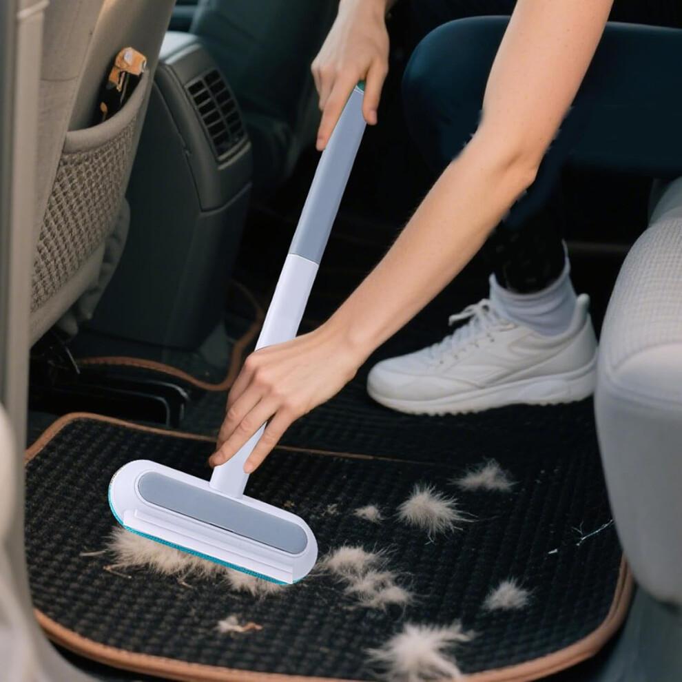 Cat Hair Remover - Reusable Portable Carpet Rake for Furniture, Car, Bed, Sofa, and Fabric Cleaning