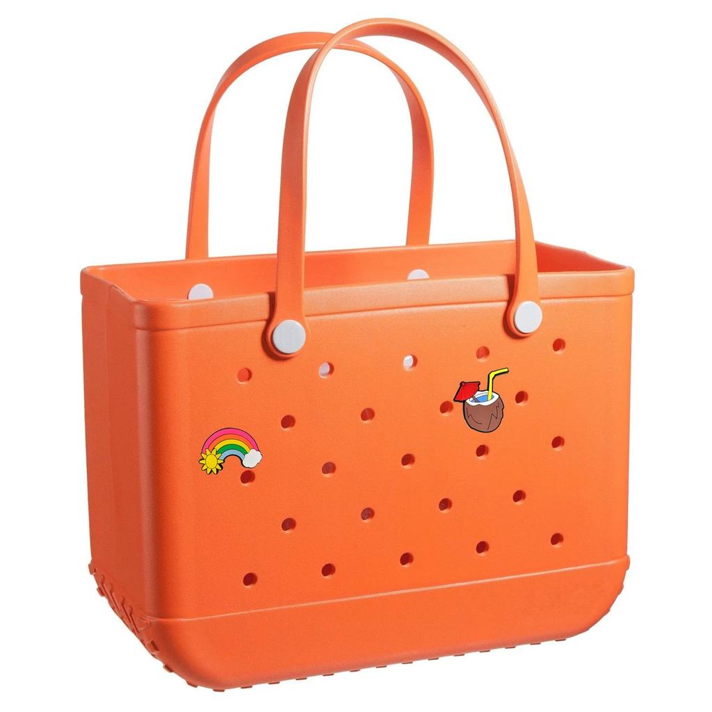 Hole Bag Travel Outdoor Wear-resistant Beach Bag With Stickers