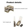 6Pcs Magnetic Fishing Hook Outdoor Fishing Gear Accessories Box Waterproof Fishing Accessories Box Lures Hooks Baits Storage Box