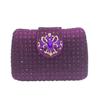Square Rainbow Handset Diamond Clutch Bag