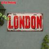 D Flat  D Flat Printing pc Budapest River Skyline Metal Sign for Decorationg Only Outdoor Wall Art (  )