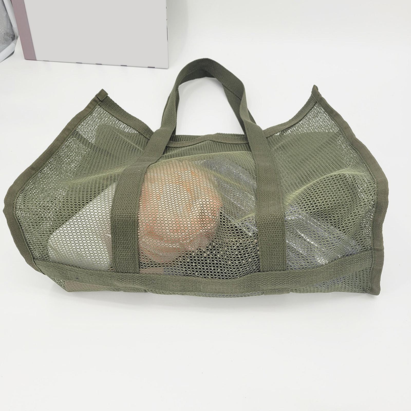 

Mesh Shower Tote Bag Lightweight Quick Dry for Women Men Accessories Camping зелений