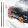 Snow Chains Heavy Duty Anti-Skid Belt 5 Pieces Snow Car Tire Cable Tie For Vehicle Automotive Scooter SUV Sedan Truck Driving