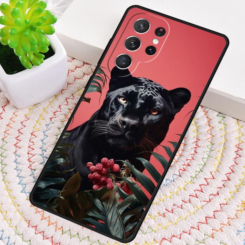Cheetah Panther Phone Case for Samsung Galaxy note 10 pro S26 Ultra S23 S24 FE S25 S21 S22 PLUS shockproof Cove