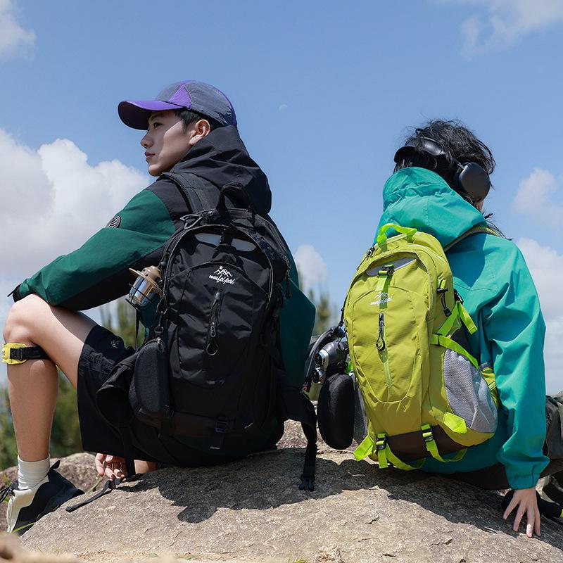 Schoolbag Outdoor Men's and Women's Large Capacity Mountaineering Backpacking Tourism Mountaineering Light Professional Hiking Sports Travel Backpack