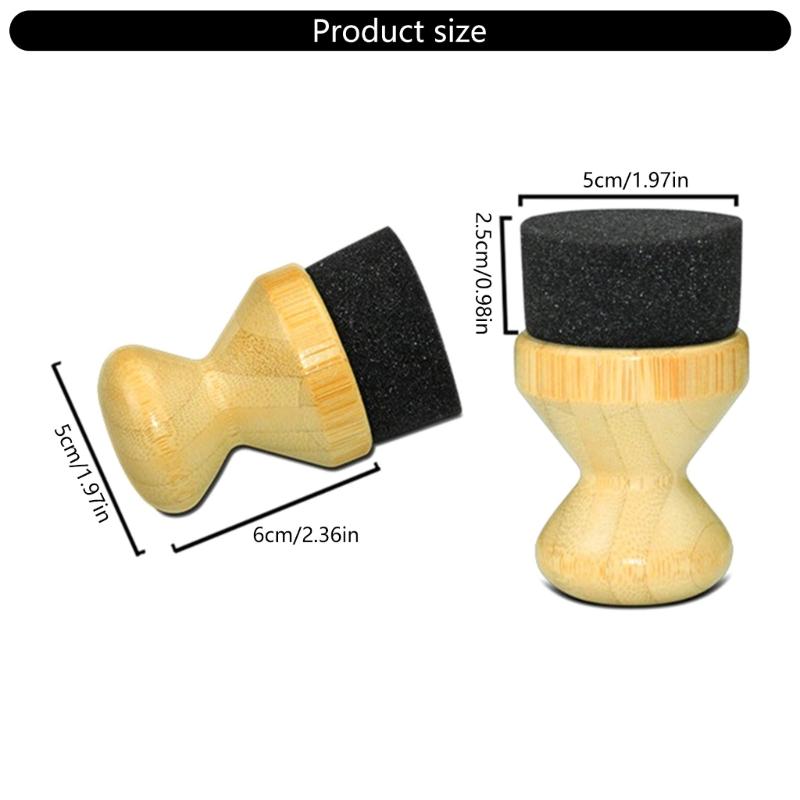 3pcs Effective Bamboos Oil Wax Applicator for Perfect Application On Wood Cutting Boards and Cooking Utensils