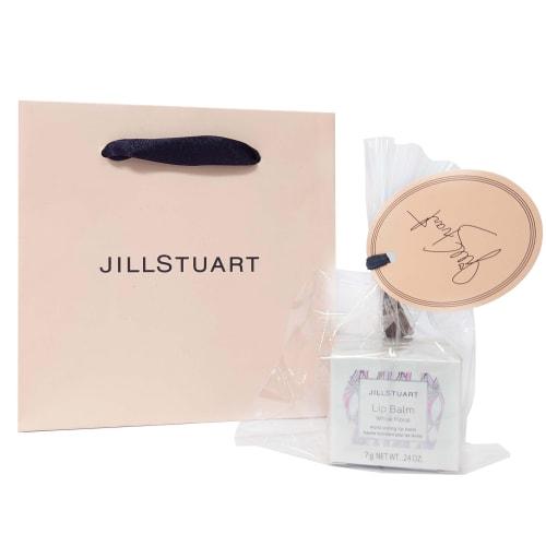 [Domestic genuine product/wrapped] JILL STUART Lip Balm White Floral 7g Lip Care Cosmetics Birthday Present Gift Shopper Included