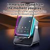 2026 Induction Speaker With Light Foldable Station Phone Speaker Stand 10W For Home Office Travel Christmas Birthday Men Women